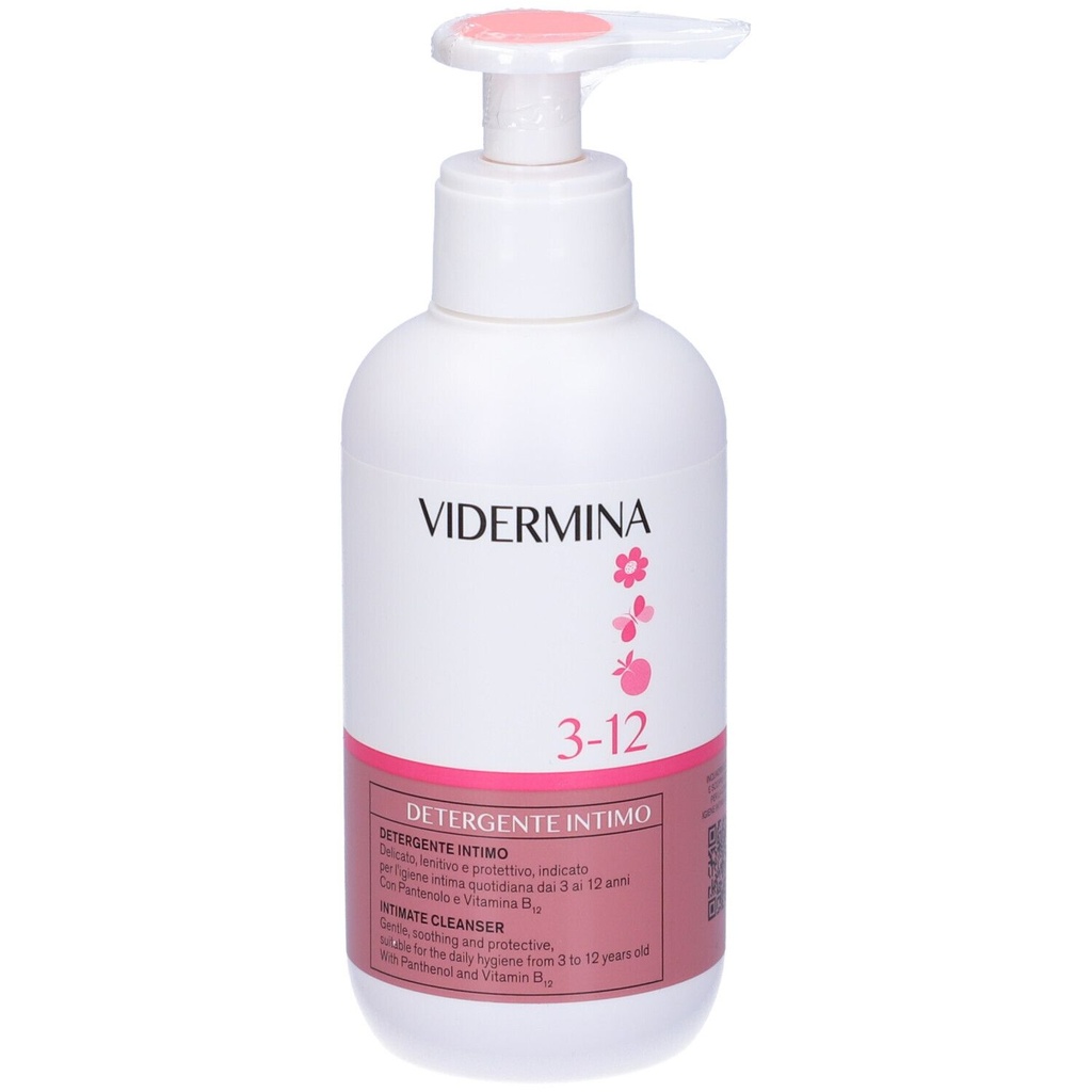 Vidermina Intimate Cleanser 3-12 Years 250ml
