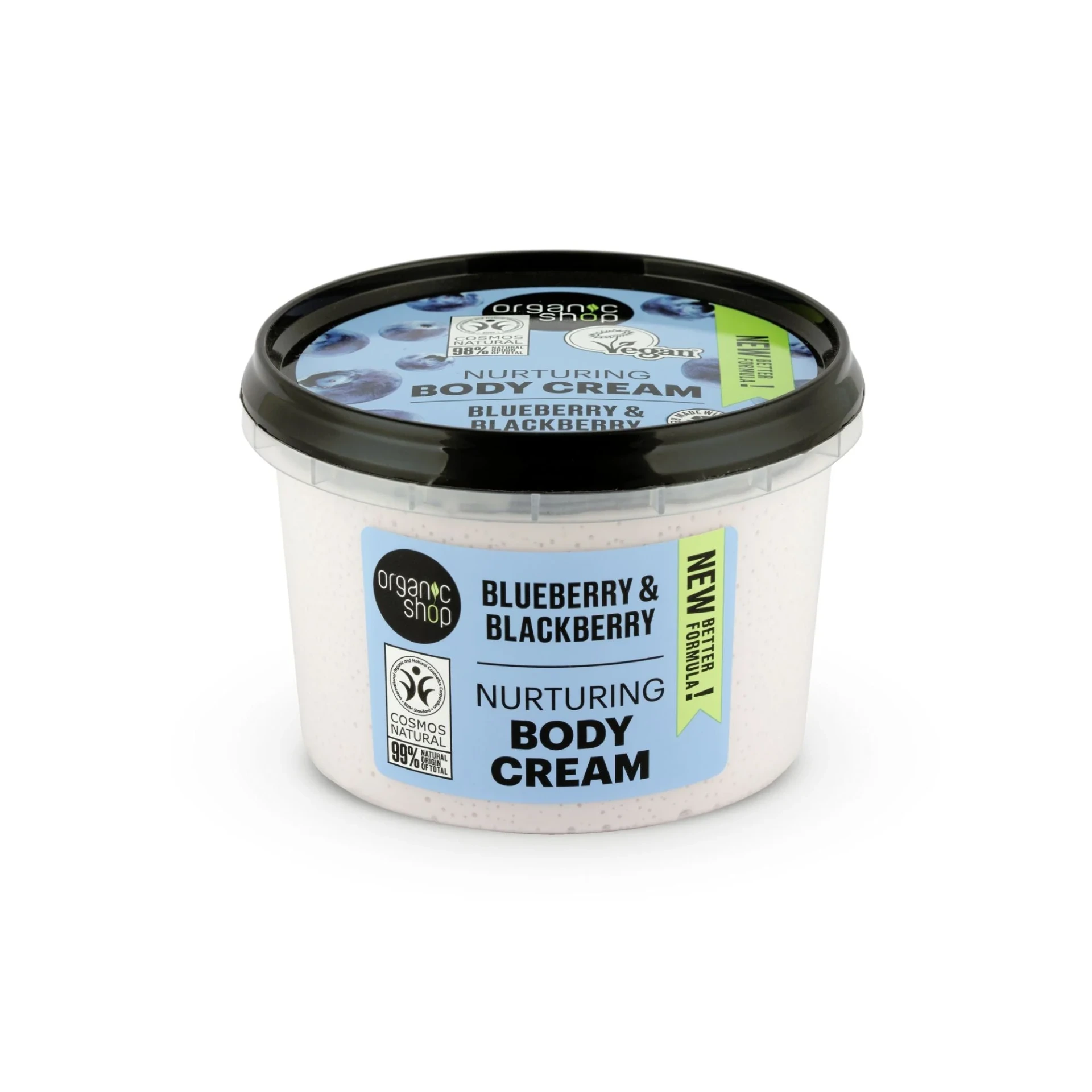 Organic Shop OS Nurturing Body Cream Blueberry & Blackberry (250ml)
