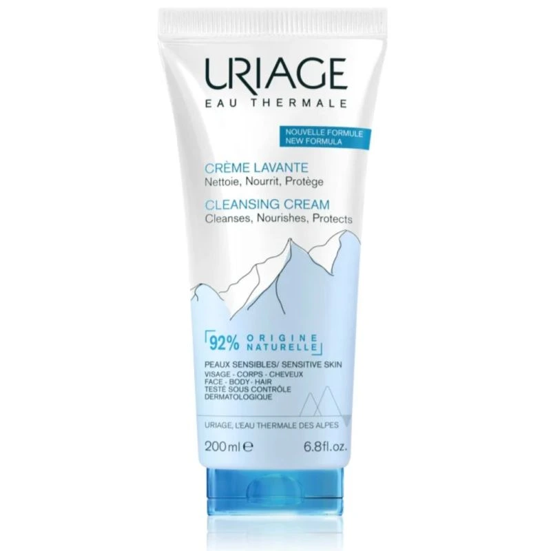 Uriage Nourishing Cleansing Cream for Sensitive Skin - 200ml