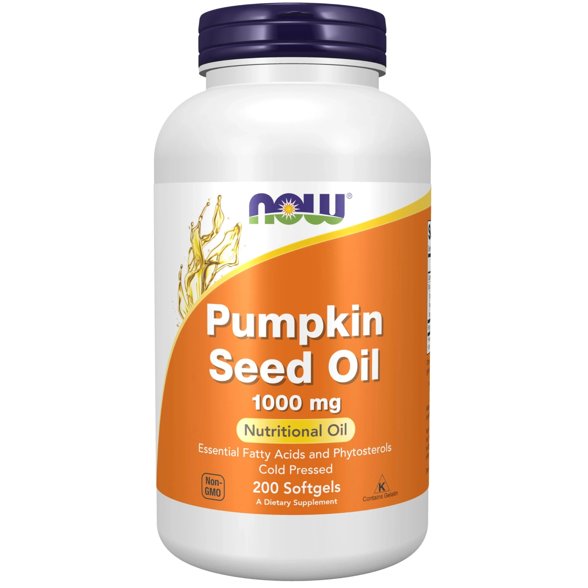 NOW Supplements  Pumpkin Seed Oil 1000 Mg 100 Softgels