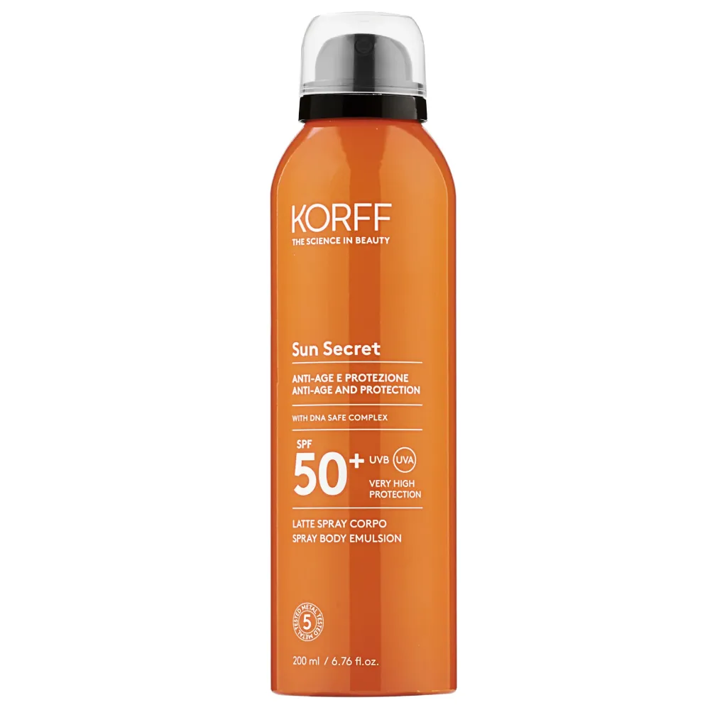 Korrf Sun Secret Body Spray Milk Spf50 + 200ml