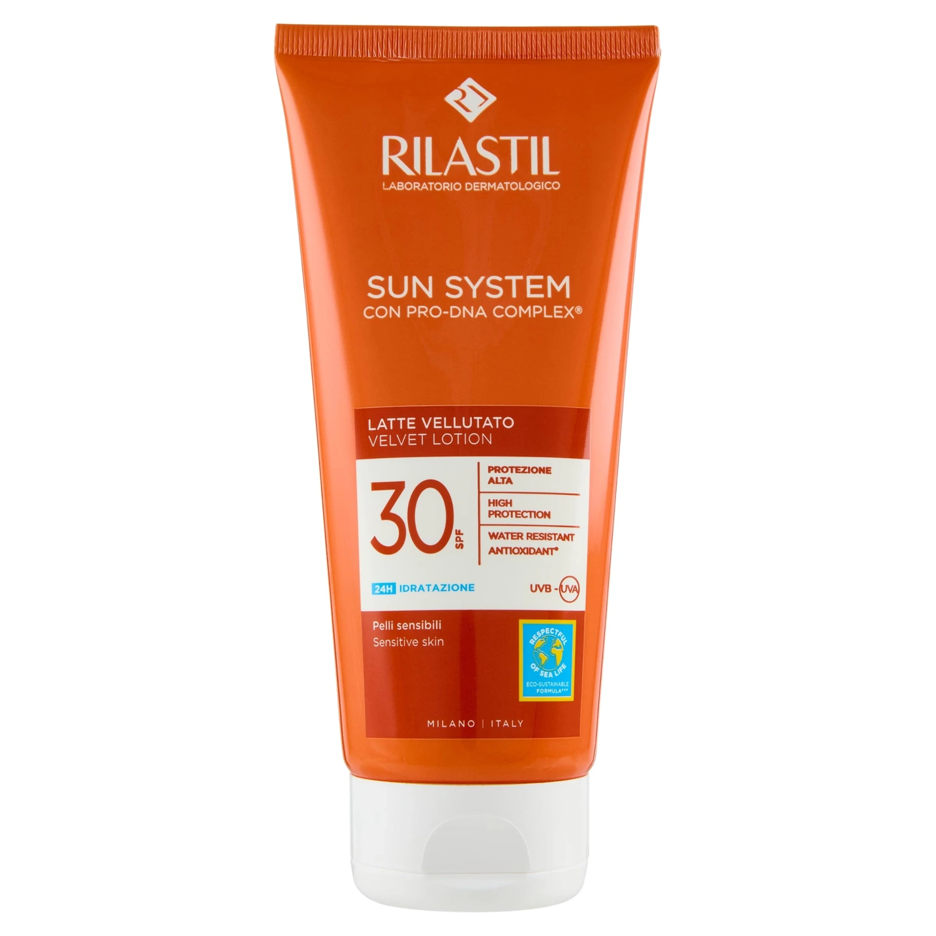 Rilastil Sun System Solar Milk Velvety Body SPF 30 200 ml