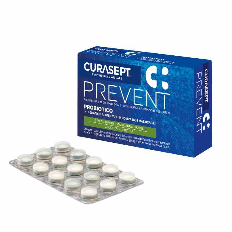 Curasept Prevent Probiotico Integratore Alimentare 14 Compresse