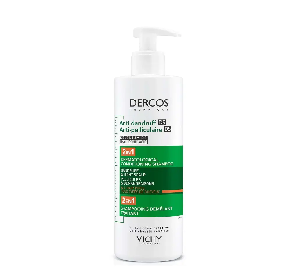 Vichy Dercos Anti-Dandruff 2in1 Dermatological Conditioning Shampoo 390ml