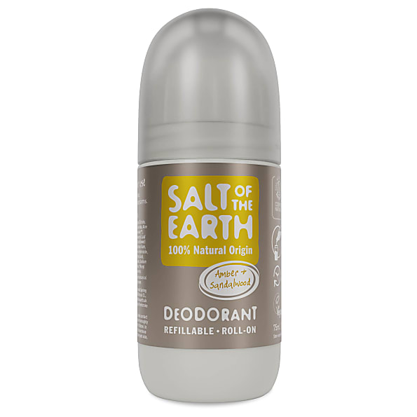 Salt of the Earth Amber And Sandalwood Roll-On 75ml