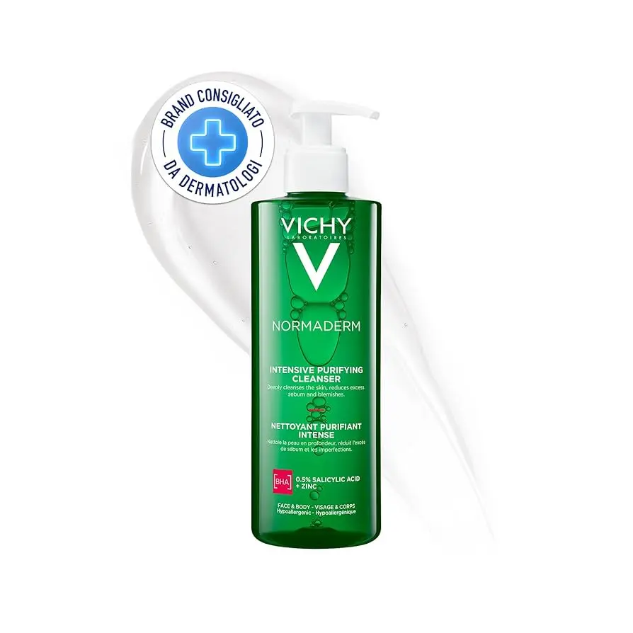 Vichy Normaderm Phytosolution Deep Cleansing Gel Against Imperfections in Acne-prone Skin 400 Ml