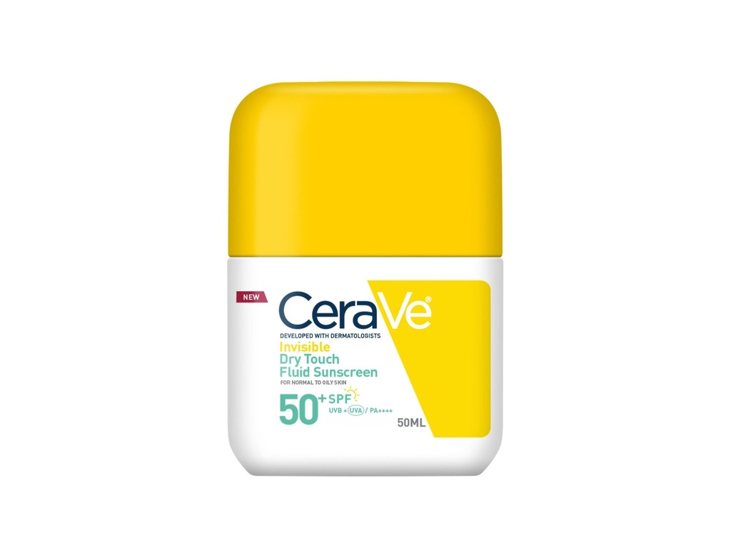 CeraVe Invisible Dry Touch Fluid Sunscreen SPF 50+ 50ml
