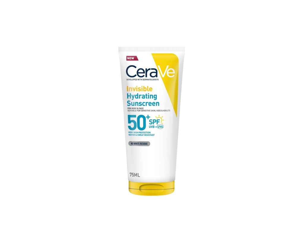 CeraVe Invisible Hydrating Sunscreen SPF 50+ 75ml