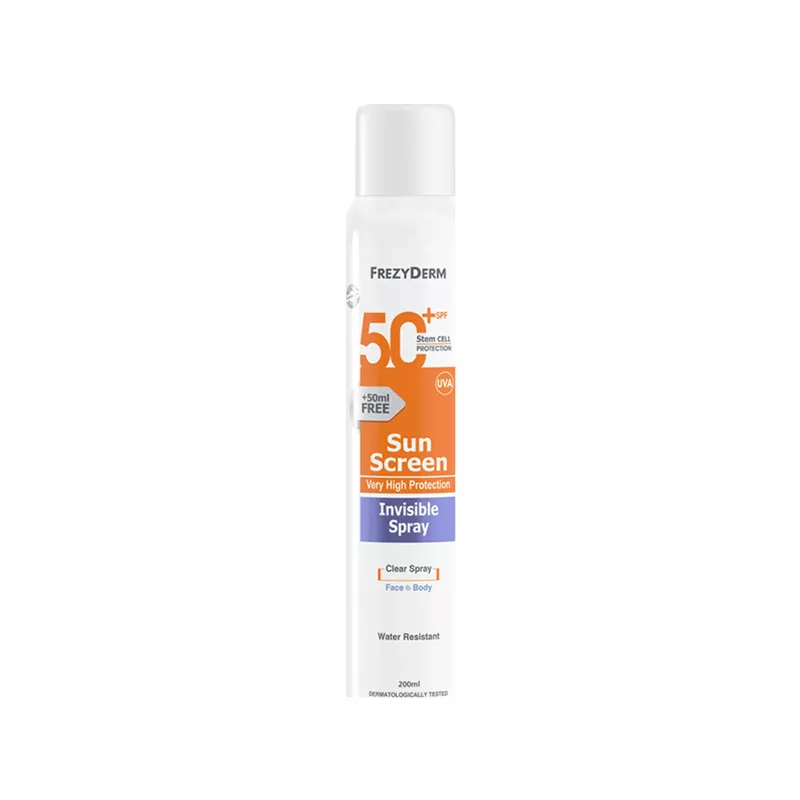 Frezyderm Sun Screen Invisible Spray Spf50 200ml