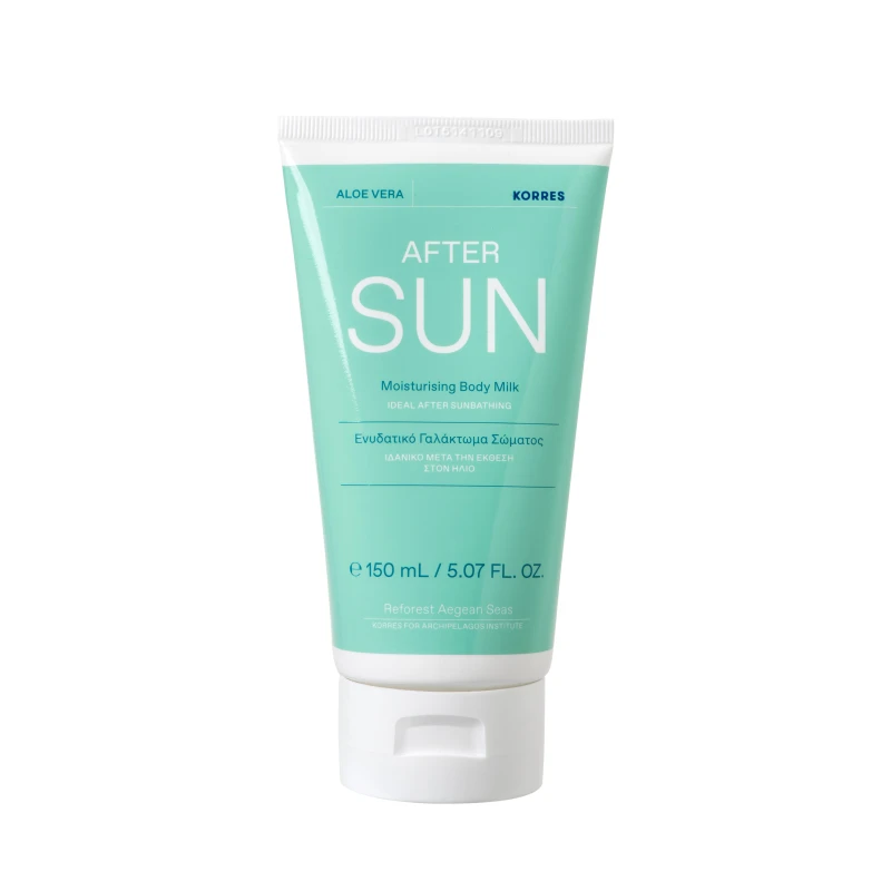 Korres Aloe Vera After Sun Moisturizing Body Milk 150 Ml