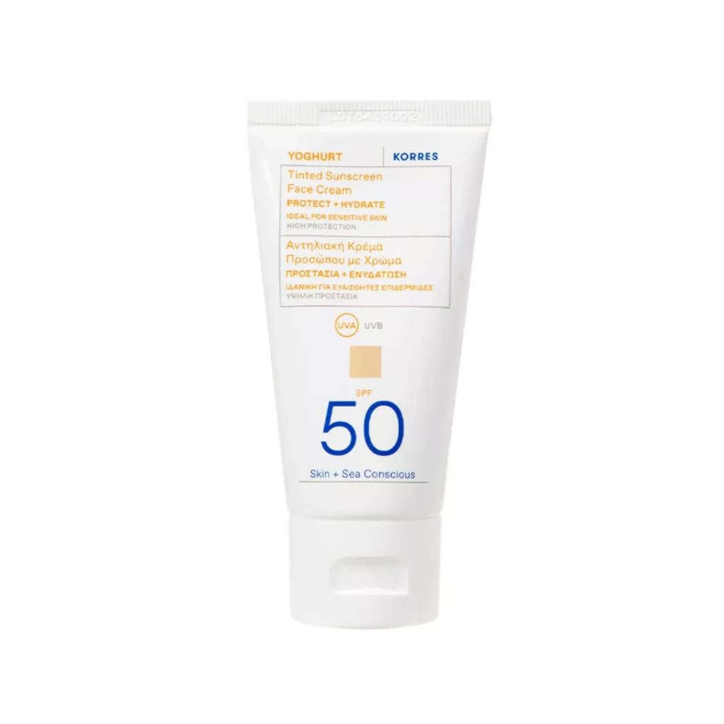 Korres Yoghurt Sun Cream Face Tint SPF50 50ml