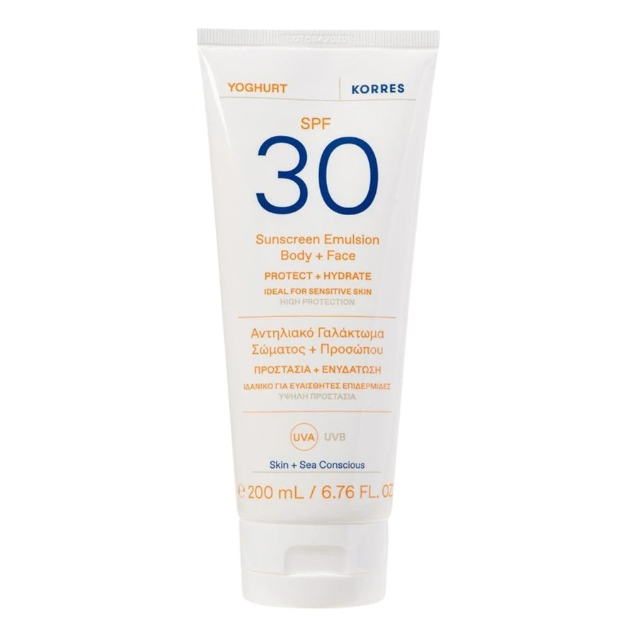 Korres Yoghurt Sunscreen Facial Sunscreen with Moisturising Effect SPF 30 50 Ml