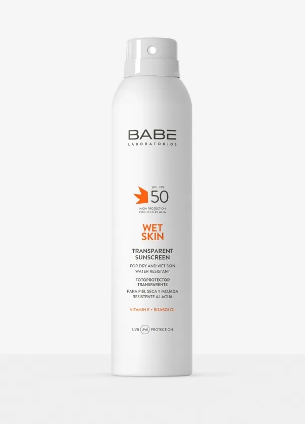 Babe Transparent Sunscreen Wet Skin SPF 50 Sun Spray 200 Ml