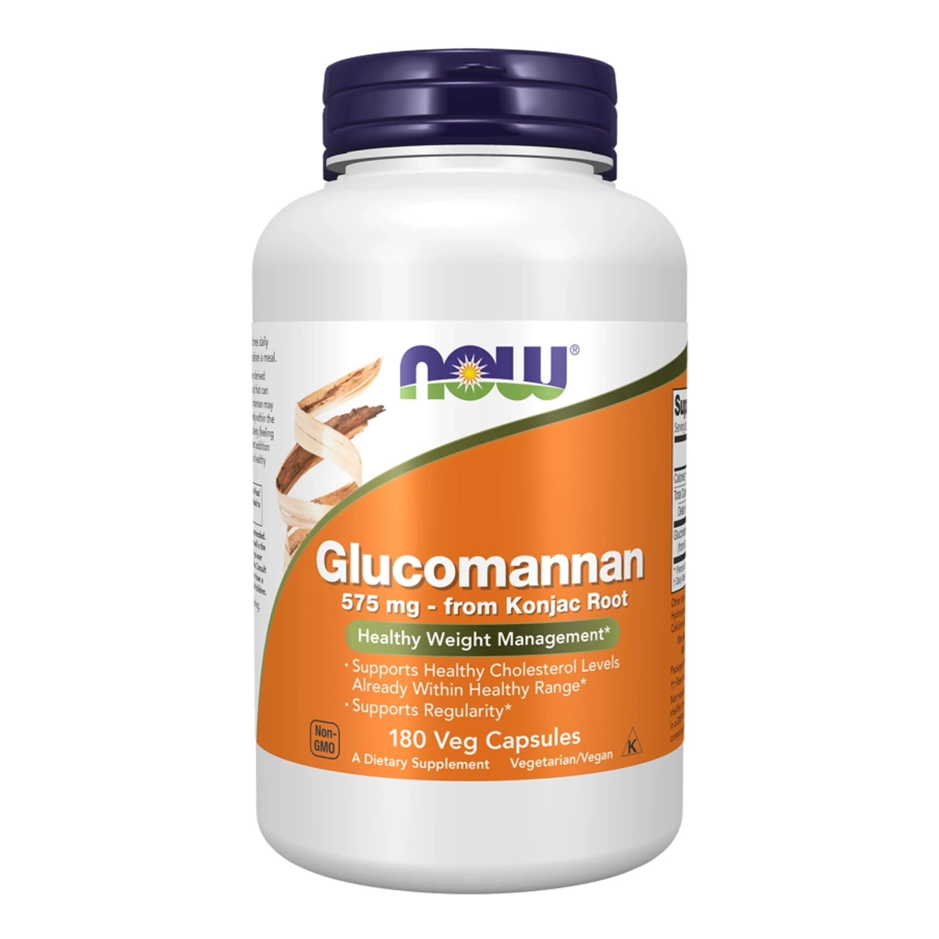 Now Foods Glucommanan,575 Mg ,180 Caps (Pack of 1)