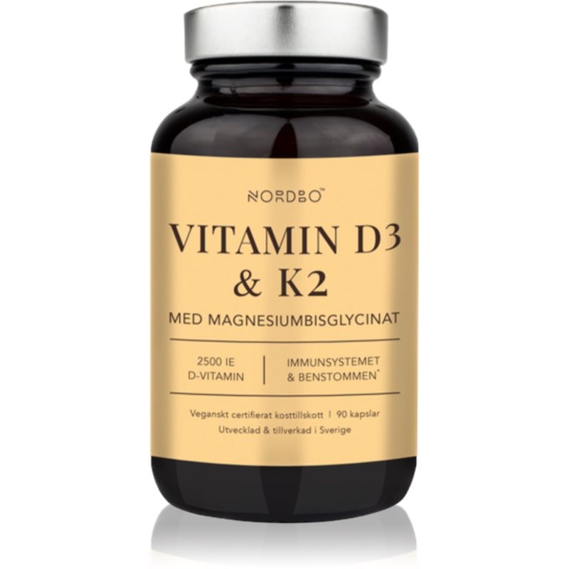 Nordbo Vitamin D3 and K2 90 capsules