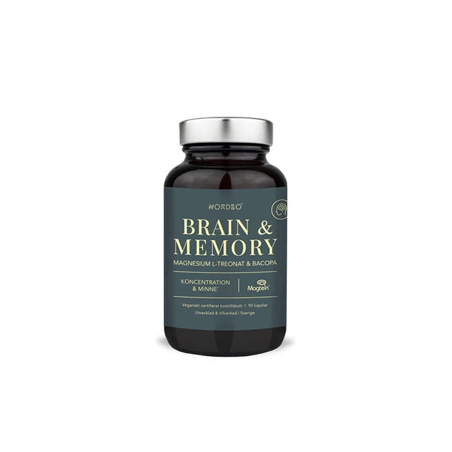 Nordbo Brain & Memory Magnesium 90 caps