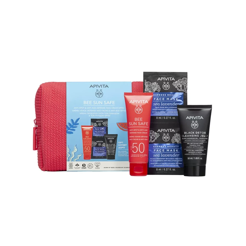 Apivita – Bee Sun Safe Anti-Spot & Anti-Age Face Cream (SPF 50) Set