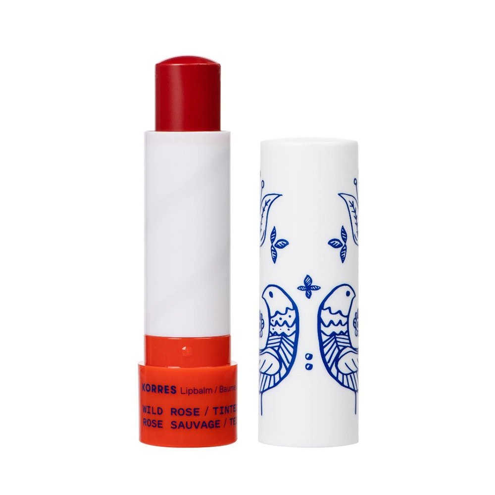 Korres Lip Balm Wild Rose Tinted, 4.5g