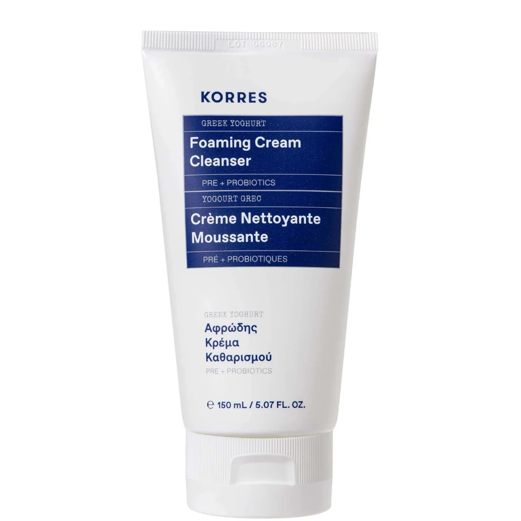 Korres Greek Yoghurt Foaming Cream Cleanser 150 Ml