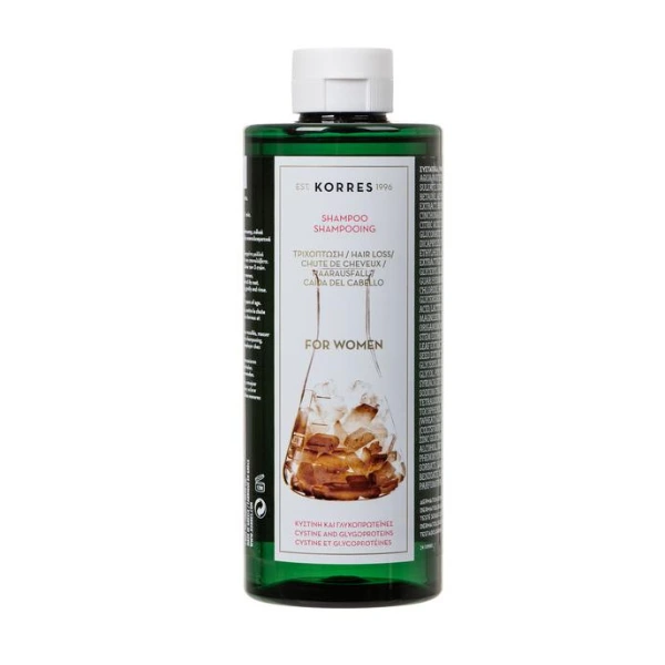 Korres – Cystine & Glycoproteins Anti Hair Loss Shampoo for Women 400ml