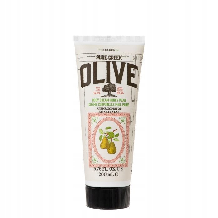 Korres Honey Pear Pure Greek Olive Body Cream 200ml