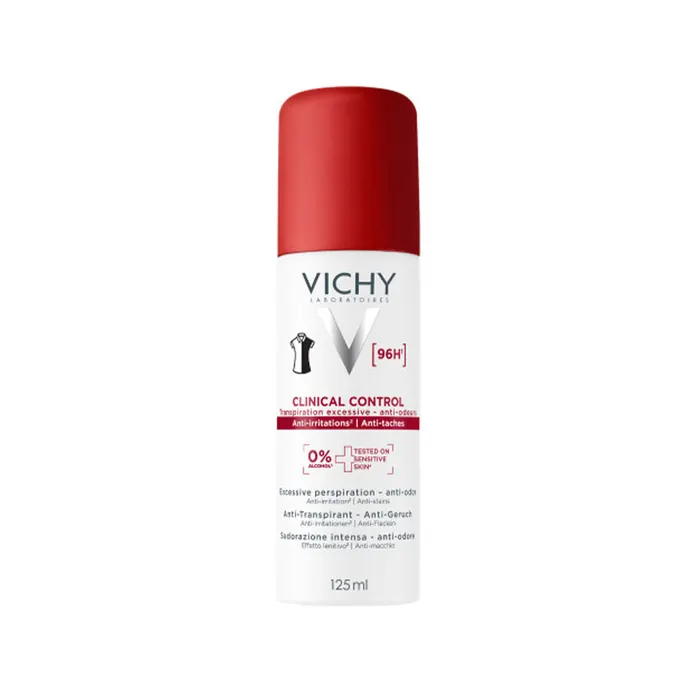 Vichy Clinical Control 96h Protection Deodorant Spray, 125ml