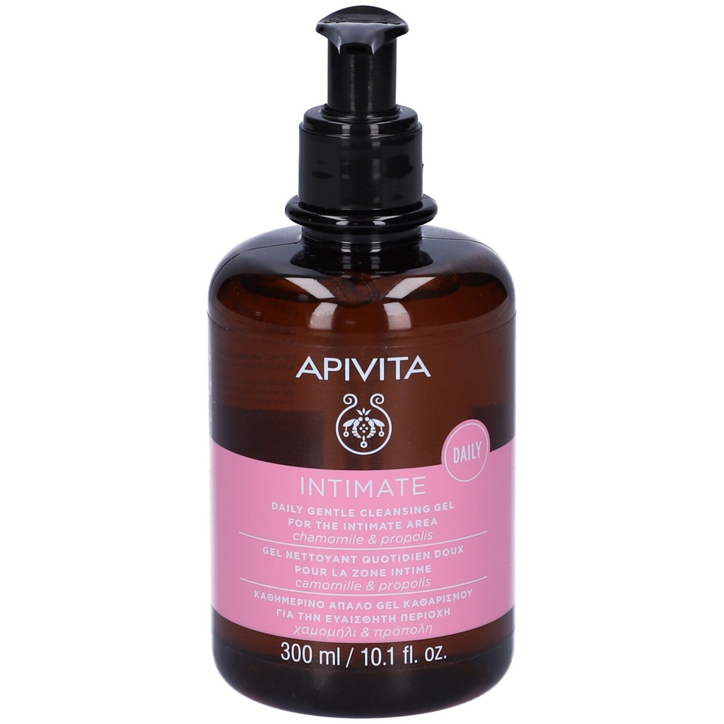 Apivita Intimate Daily Cleansing Gel Refreshing Feminine Wash 300 Ml