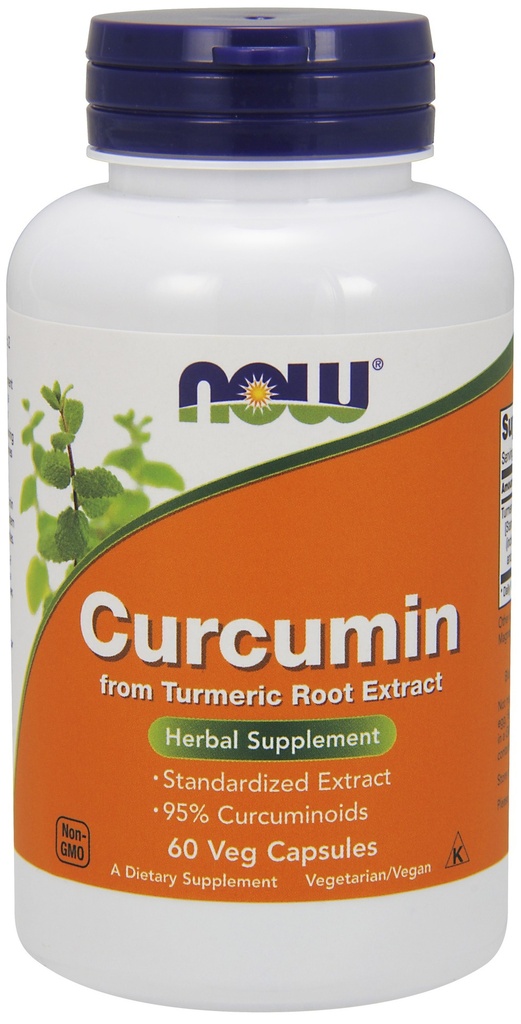 Now Foods Curcumin Extract ,60 Vcaps