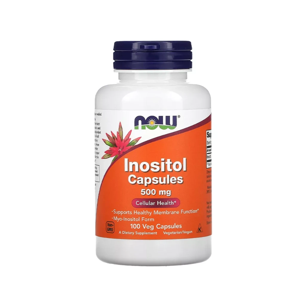 NOW Foods Inositol 500mg 100 Veg Capsules