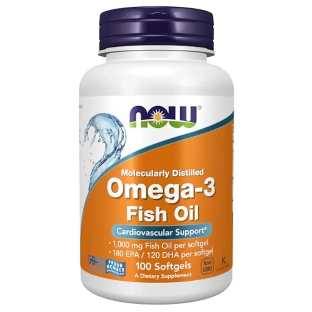 NOW Foods Omega-3 Molecularly Distilled - 100 Softgels