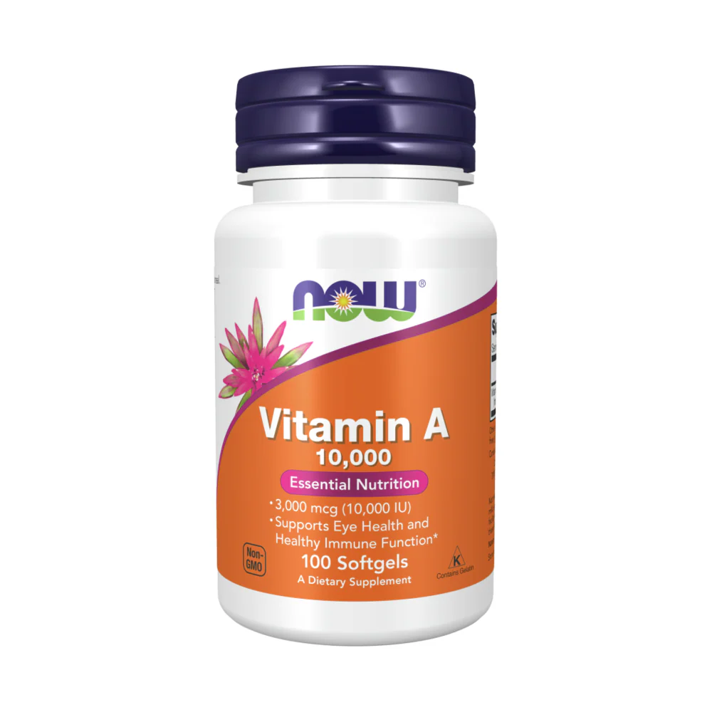 NOW Foods Vitamin a 10,000 IU 100 Softgels