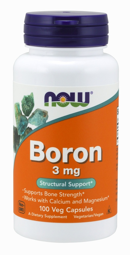 Now Foods Boron ,3 Mg ,100 Caps