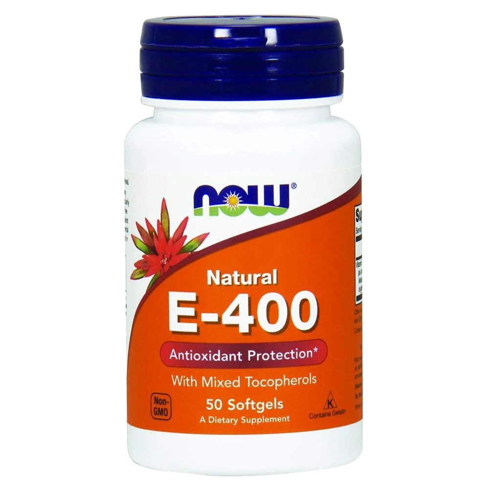 NOW Foods Vitamin E-400 IU Mixed Tocopherols 50 Softgels