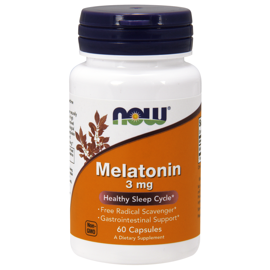 NOW Foods Melatonin 3mg 60 capsules