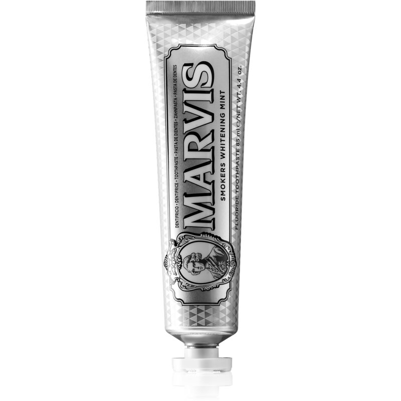 Marvis Whitening Smokers Mint Whitening Toothpaste for Smokers Flavour Mint 85 Ml