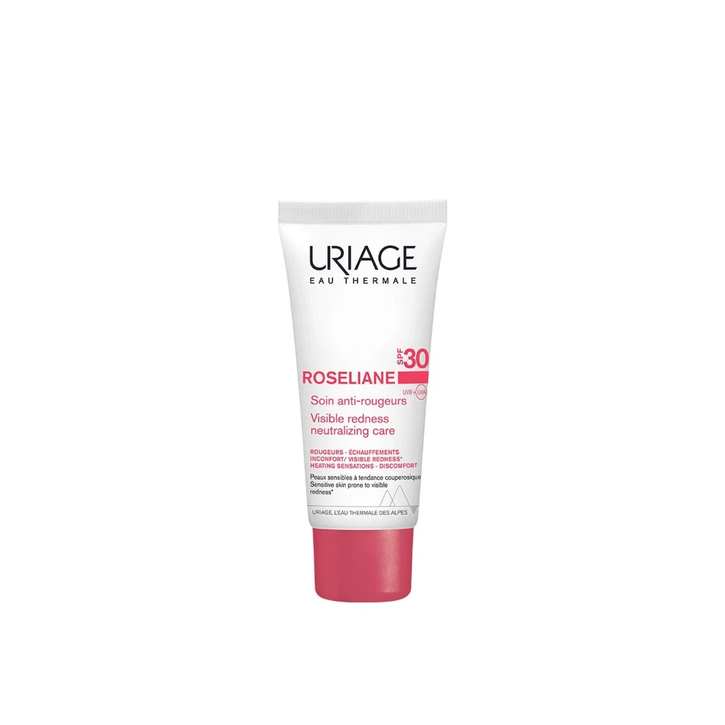 Uriage Roseliane Visible Redness-Neutralizing Care Soothing Cream for Sensitive Skin 40 Ml