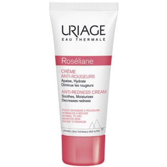 Uriage Roseliane Visible Redness-Neutralizing Care Soothing Cream for Sensitive Skin Prone to Redness 40 Ml