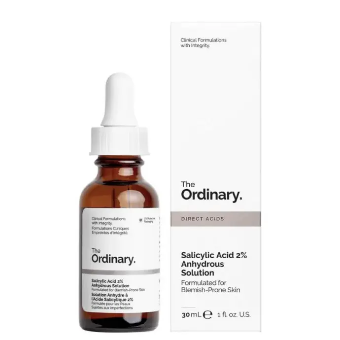 The Ordinary Salicylic Acid 2% Exfoliating Acne Solution 1 Oz / 30 ML