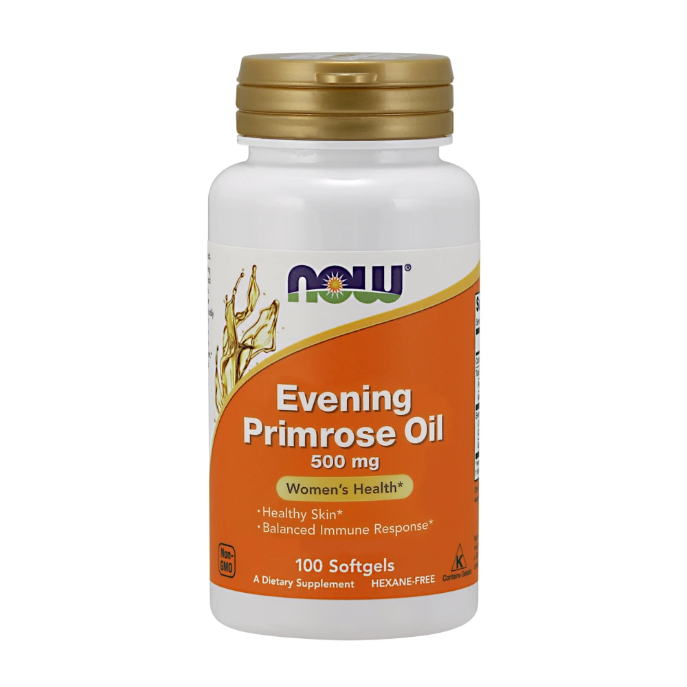 NOW Foods Evening Primrose Oil, 500mg - 100 Softgels
