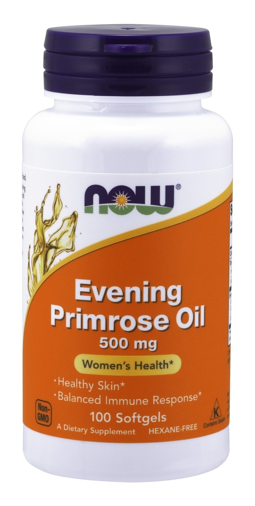 NOW Foods Evening Primrose Oil, 500mg - 100 Softgels
