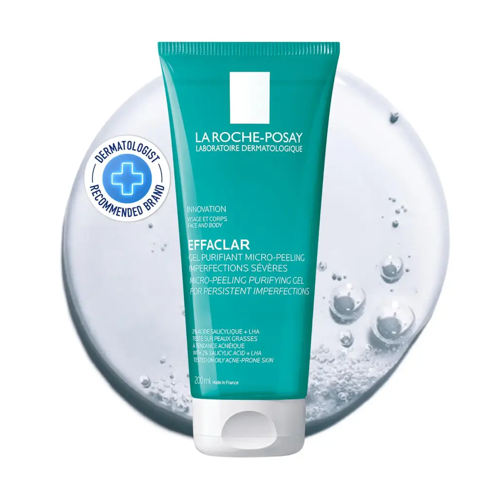 La Roche-Posay Effaclar Cleansing Gel Scrub for Oily and Problem Skin 200 Ml