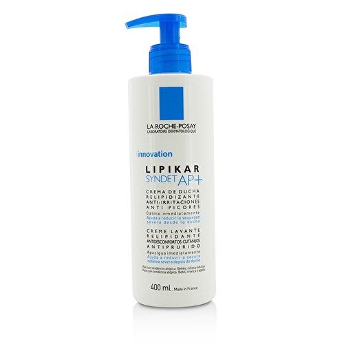 La Roche-Posay Lipikar Syndet AP+ Cleansing Creamy Gel to Treat Irritation and Itching 400 Ml