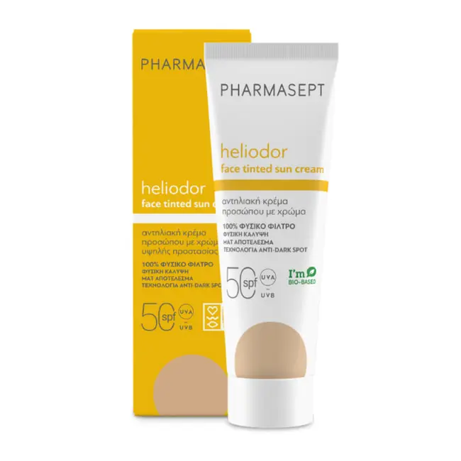 Pharmasept Heliodor Face Tinted Sun Cream SPF50, 50ml