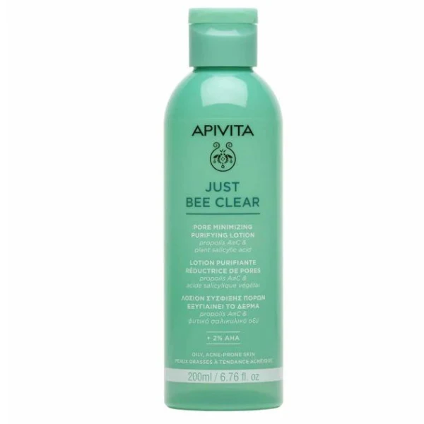 APIVITA JUST BEE CLEAR PORE MINIMIZING PURIFYING LOTION 200 ML