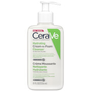 CeraVe Cleansers Hydrating Cream-to-Foam Cleanser Cleansing Foaming Cream for Normal to Dry Skin 236 Ml