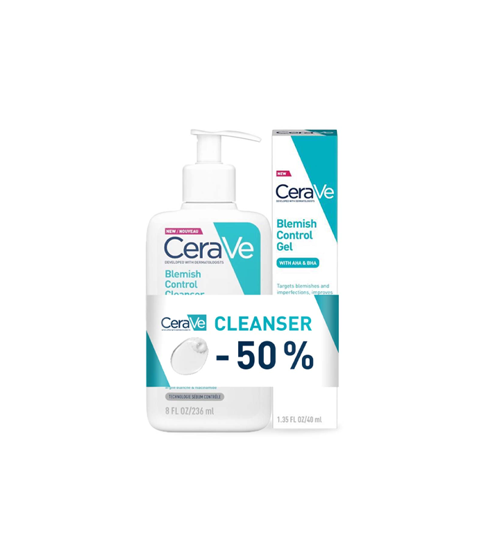 CeraVe Blemish Control Cleanser 236 ml -50% + Blemish Control Gel 40 ml