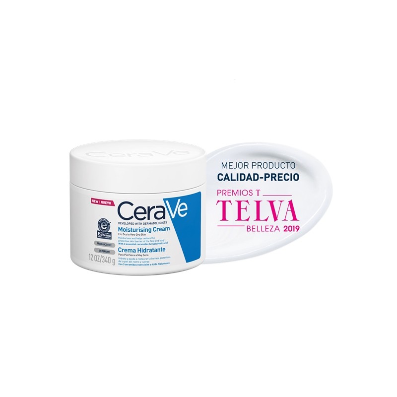 CeraVe Moisturizers Face and Body Moisturiser for Dry to Very Dry Skin 340 G