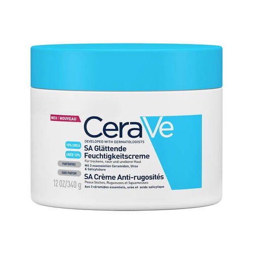 CeraVe SA Moisturising Softening Cream for Dry to Very Dry Skin 340 G