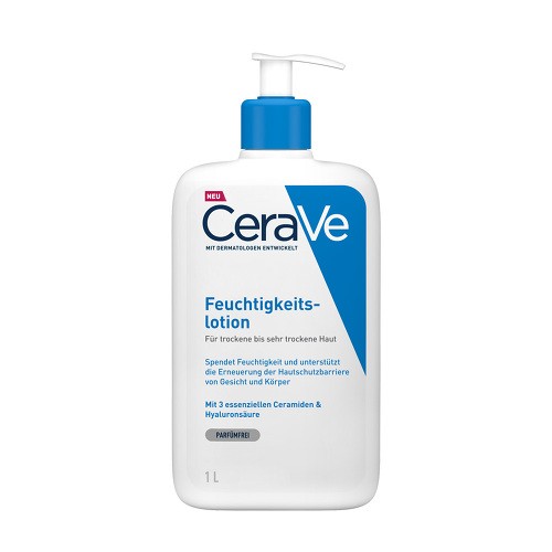 CeraVe Moisturising Face and Body Lotion for Dry to Very Dry Skin 1000 Ml