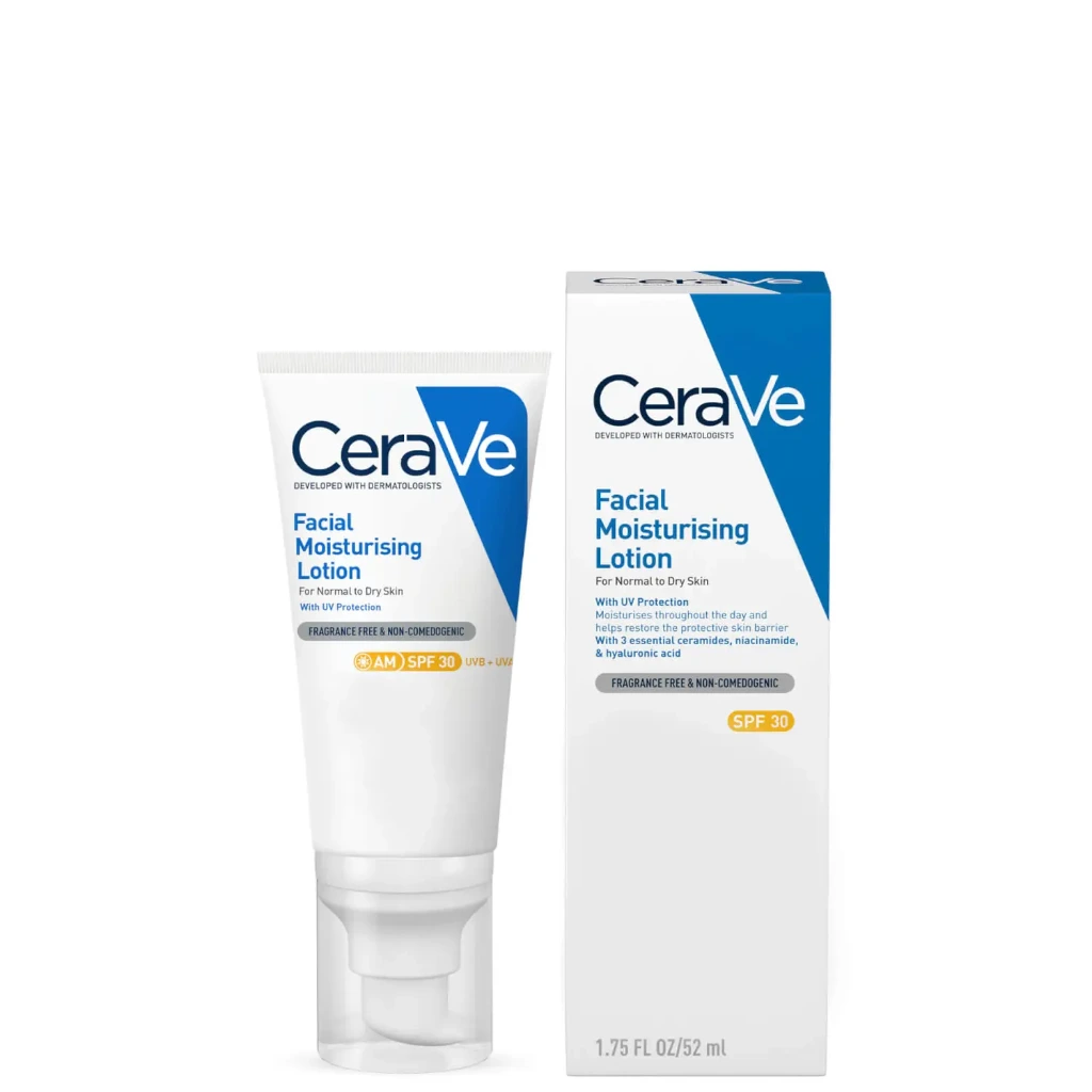 CeraVe Moisturizers Moisturising Face Cream for Normal to Dry Skin SPF 30 52 Ml
